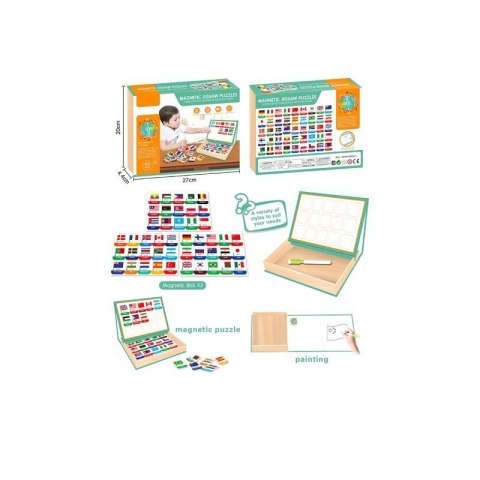 Puzzle magnetyczne EUROBABY ZABAWKI EUROBABY ZABAWKI Puzzle magnetyczne EUROBABY ZABAWKI EUROBABY ZABAWKI