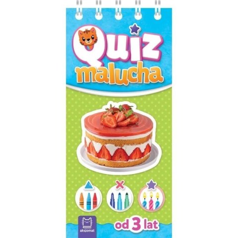 Quiz malucha z kotkiem 3+ AKSJOMAT Quiz malucha z kotkiem 3+ AKSJOMAT