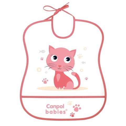 Ślinak plastikowy miękki CANPOL BABIES CANPOL BABIES Ślinak plastikowy miękki CANPOL BABIES CANPOL BABIES