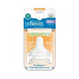 Smoczki 4 szeroka sz.2szt opt+ DR BROWNS DR BROWNS
