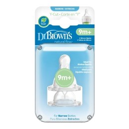 Smoczki y standard silicon 2 szt 9m+ kaszki DR BROWNS DR BROWNS