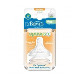 Smoczki y szeroka sz.2szt opt+ DR BROWNS DR BROWNS