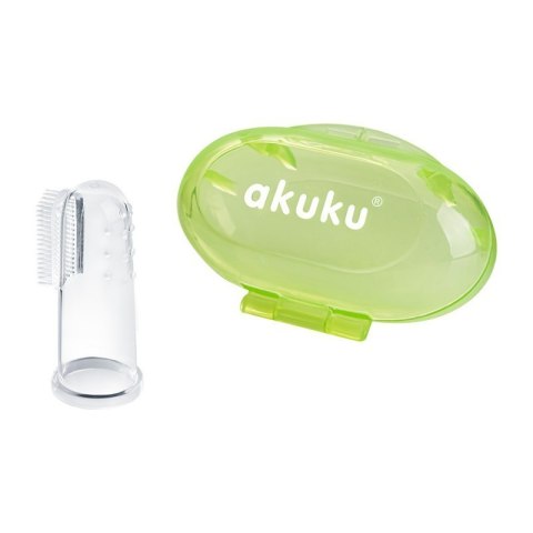 Szczoteczka silikonowa green AKUKU ALBIS Szczoteczka silikonowa green AKUKU ALBIS