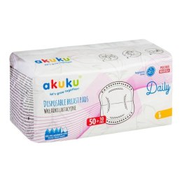 Wkładki laktacyjne na dzień 60 AKUKU ALBIS