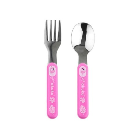 Zest. sztućców metalowych pink AKUKU ALBIS Zest. sztućców metalowych pink AKUKU ALBIS