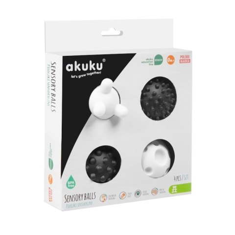 Zestaw piłeczek sensor. cz/b AKUKU ALBIS Zestaw piłeczek sensor. cz/b AKUKU ALBIS