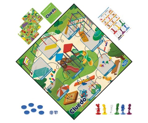 HASBRO GRA CLUEDO JUNIOR 2w1 POLSKA WERSJA HASBRO GRA CLUEDO JUNIOR 2w1 POLSKA WERSJA