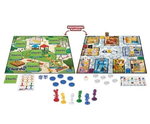 HASBRO GRA CLUEDO JUNIOR 2w1 POLSKA WERSJA HASBRO GRA CLUEDO JUNIOR 2w1 POLSKA WERSJA