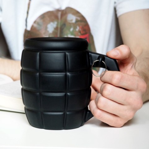 Gigantyczny Kubek Granat Czarny dla chłopaka męża Gigantyczny Kubek Granat Czarny dla chłopaka męża