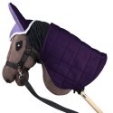 Derka dwustronna i nauszniki Skippi dla Hobby Horse - fioletowy