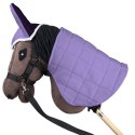 Derka dwustronna i nauszniki Skippi dla Hobby Horse - fioletowy