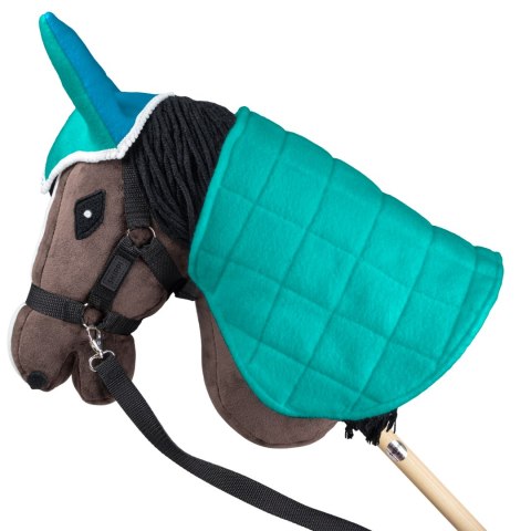 Derka dwustronna i nauszniki Skippi dla Hobby Horse - niebieska i miętowa Derka dwustronna i nauszniki Skippi dla Hobby Horse - niebieska i miętowa
