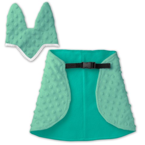 Derka i nauszniki Skippi dla Hobby Horse - miętowy - uniwersalny rozmiar Derka i nauszniki Skippi dla Hobby Horse - miętowy - uniwersalny rozmiar