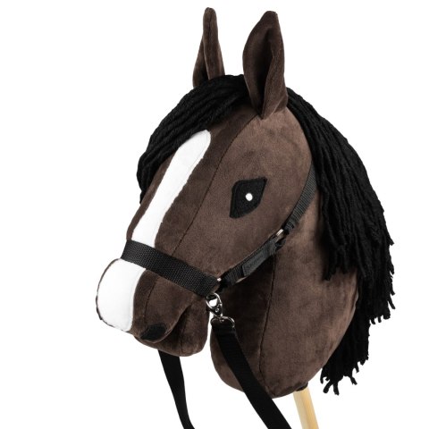Zestaw Skippi - Hobby Horse Gniady - Derka fuksja i granat - Kantar szary Zestaw Skippi - Hobby Horse Gniady - Derka fuksja i granat - Kantar szary