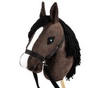 Zestaw Skippi - Hobby Horse Gniady - Derka i nauszniki - fuksja i granat