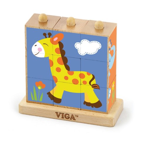 Viga 50834 Kostki logiczne - zoo Viga 50834 Kostki logiczne - zoo