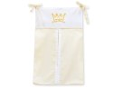 Przybornik- Torba na pampersy- Little Prince/Princess kremowe