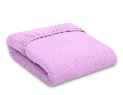 Prześcieradło frotte z gumką do łóżeczka 120x60cm - fioletowe Prześcieradło frotte z gumką do łóżeczka 120x60cm - fioletowe
