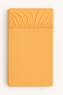 Prześcieradło jersey bawełna z gumką do łóżeczka 120x60cm - brzoskwiniowe