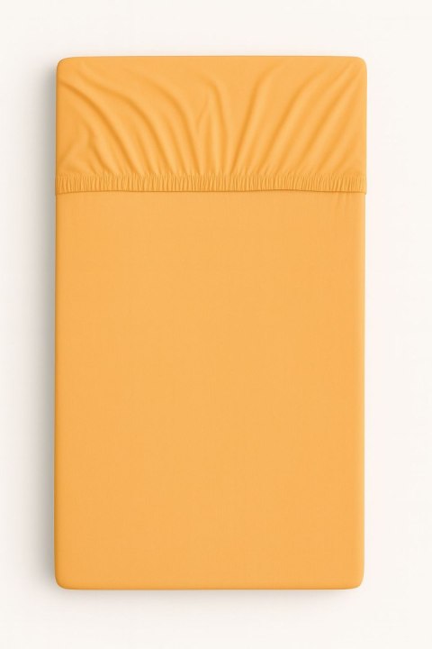 Prześcieradło jersey bawełna z gumką do łóżeczka 120x60cm - brzoskwiniowe Prześcieradło jersey bawełna z gumką do łóżeczka 120x60cm - brzoskwiniowe