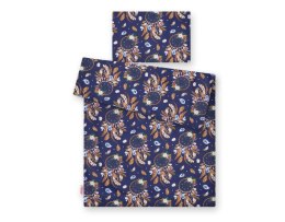 Pościel dla dzieci 2-częściowa bawełniana 120x90 cm - łapacze snów granatowe