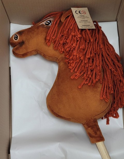 Hobby Horse Duży koń na kiju Premium - kasztan A3 Hobby Horse Duży koń na kiju Premium - kasztan A3