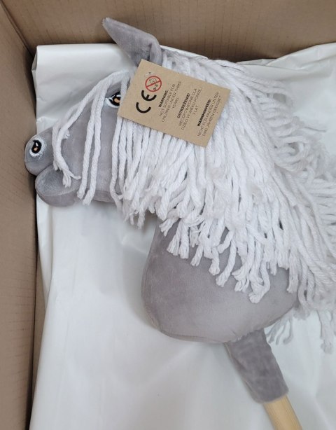 Hobby Horse Mały koń na kiju Premium - siwy III A4 Hobby Horse Mały koń na kiju Premium - siwy III A4