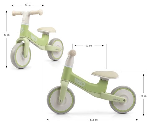 Milly Mally Rowerek Biegowy Velo Green Milly Mally Rowerek Biegowy Velo Green