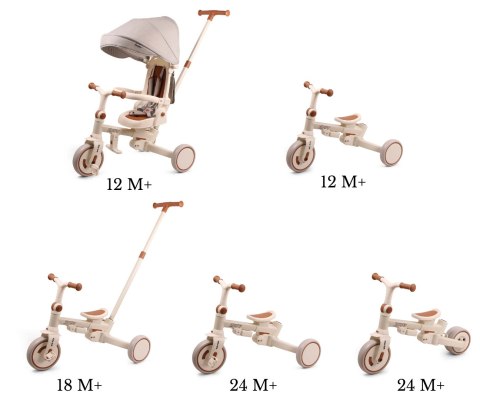 Milly Mally Rowerek Trójkołowy Zippy Beige Milly Mally Rowerek Trójkołowy Zippy Beige
