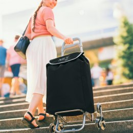 NC17206 WÓZEK NA ZAKUPY 40L CZARNY NLS CAMP