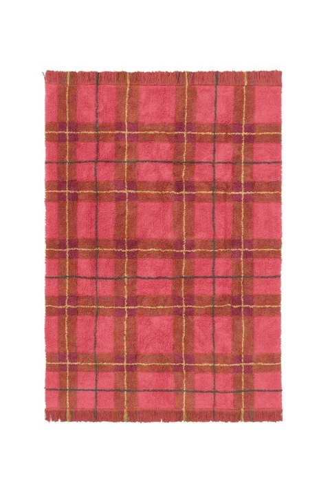 Dywanik Tartan 90×120 cm - Vintage Red, Lorena Canals