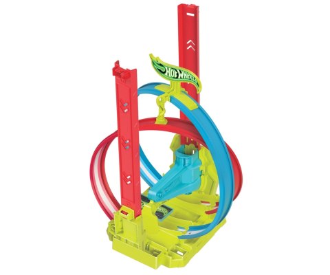 Hot Wheels HPC05 Neon Speeders Zestaw torów - Neonowa świecąca pętla