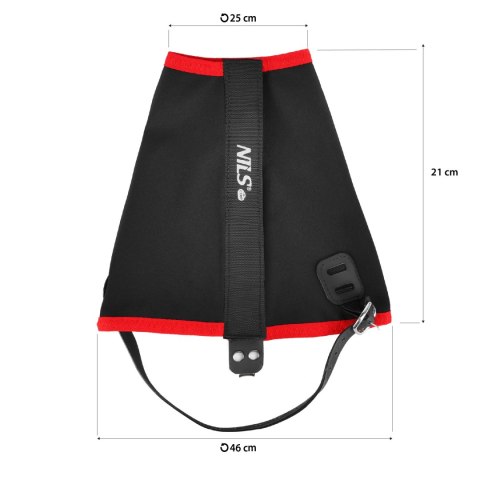 NC17113 STUPTUTY BIEGOWE CZARNO-CZERWONE NILS CAMP