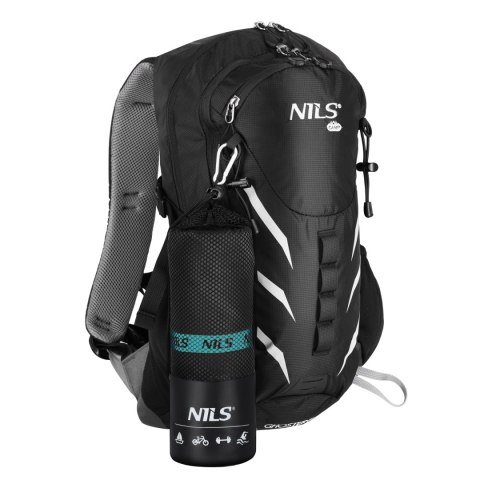 NCR13 CZARNY RĘCZNIK Z MIKROFIBRY 200X90 cm NILS NILS