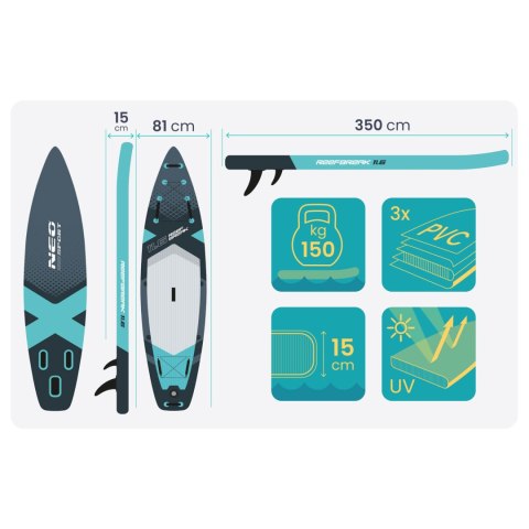 Deska SUP Reefbreak 350 x 81 x 15 cm Neo-Sport 170107