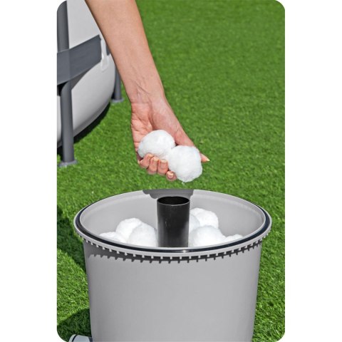 Pompa piaskowa do basenów + kulki filtracyjne 3596l/h Bestway 58515