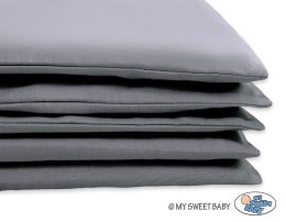 Pościel dla dzieci 2-częsci 135x100 cm- poszewki na poduszkę i na kołderkę - antracyt