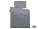 Pościel dla dzieci 2-częsci 135x100 cm- poszewki na poduszkę i na kołderkę - antracyt