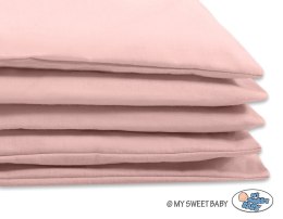 Pościel dla dzieci 2-częsci 135x100 cm- poszewki na poduszkę i na kołderkę - brudny róż