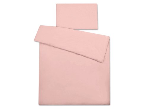 Pościel dla dzieci 2-częsci 135x100 cm- poszewki na poduszkę i na kołderkę - brudny róż