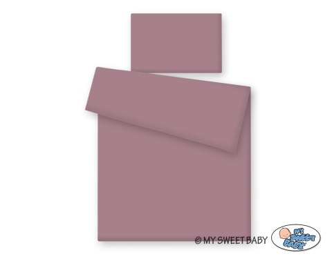 Pościel dla dzieci 2-częsci 135x100 cm- poszewki na poduszkę i na kołderkę - retro róż