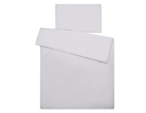 Pościel dla dzieci 2-częsci 135x100 cm- poszewki na poduszkę i na kołderkę - szara