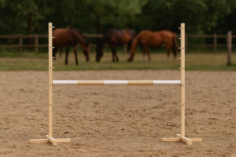 Przeszkoda skokowa do Hobby Horse 120cm, belka beżowa