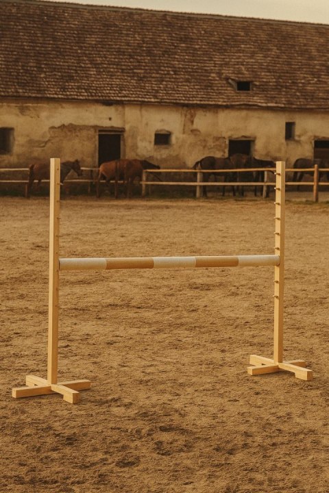 Przeszkoda skokowa do Hobby Horse 120cm, belka beżowa