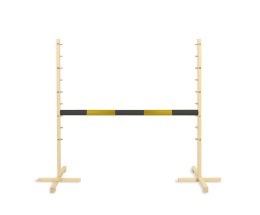 Przeszkoda skokowa do Hobby Horse 120cm, belka czarno-złota
