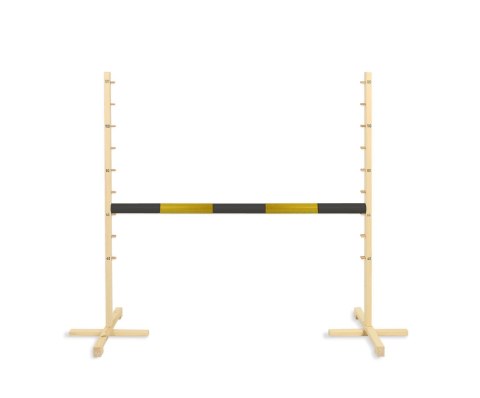 Przeszkoda skokowa do Hobby Horse 120cm, belka czarno-złota