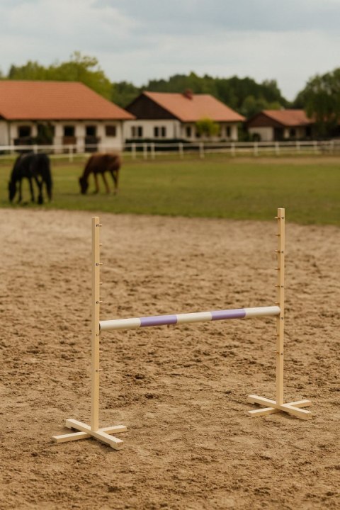 Przeszkoda skokowa do Hobby Horse 120cm, belka jasny fiolet