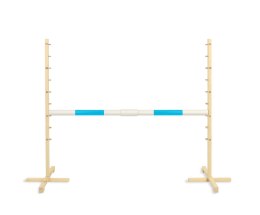 Przeszkoda skokowa do Hobby Horse 160cm, h-120 cm, belka jasnoniebieska