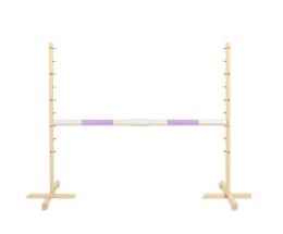 Przeszkoda skokowa do Hobby Horse 160cm, h-120 cm, belka jasny fiolet