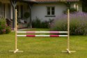 Przeszkoda skokowa do Hobby Horse 160cm, h-120 cm, dwie belki - jasny róż i ciemny róż